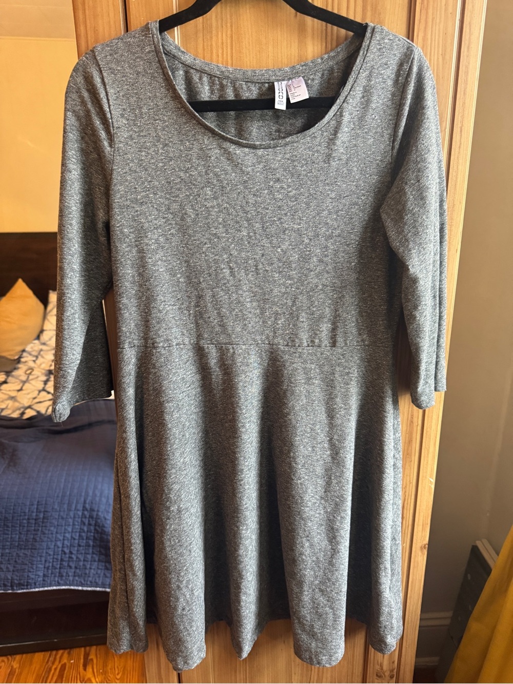 Divided by H&M Grey Skater  Dress Size Large